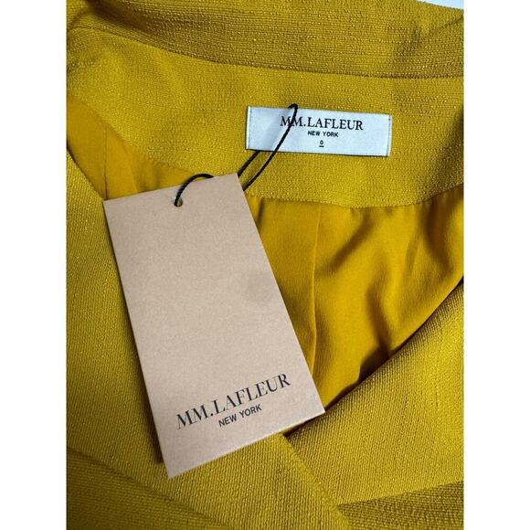 MM Lafleur NWT Gold Yellow Candice Shift Dress Retro Size XS Extra Small - Picture 11 of 12